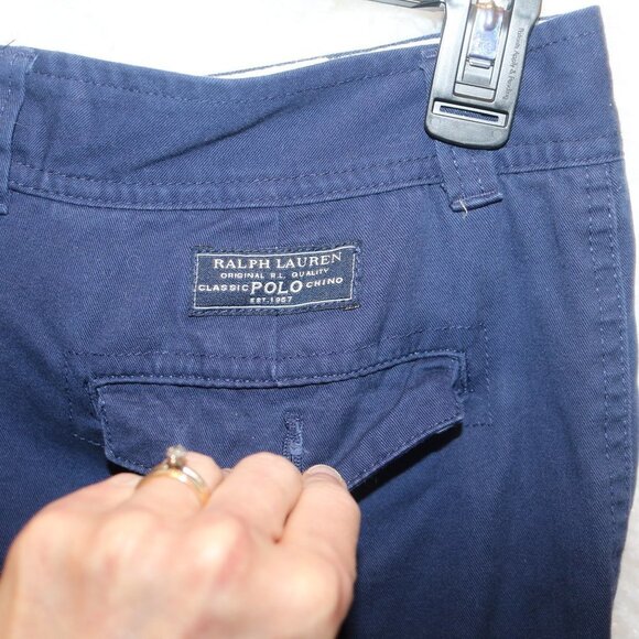 Polo by Ralph Lauren cargo shorts size 14 blue - Picture 3 of 4
